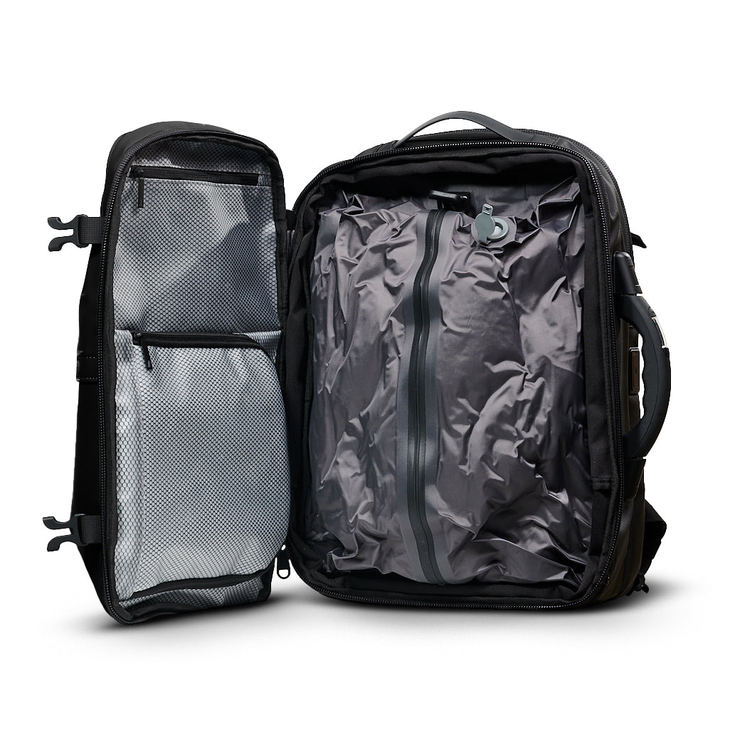 Do TSA agents need to open vacuum sealed backpacks at airport security?