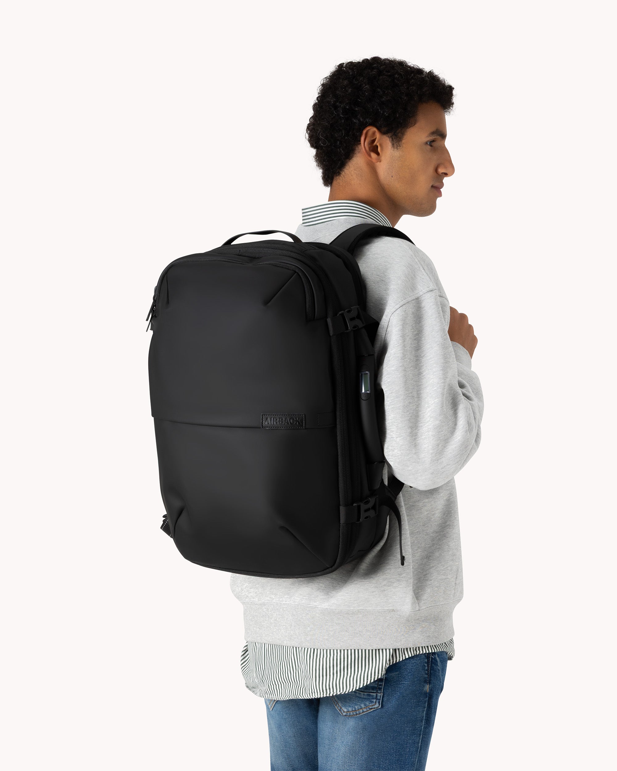 バッグ AIRBACK Original Matt Black Travel Tote Bag (Under-Seat) – Matt Black | Airback - Airback